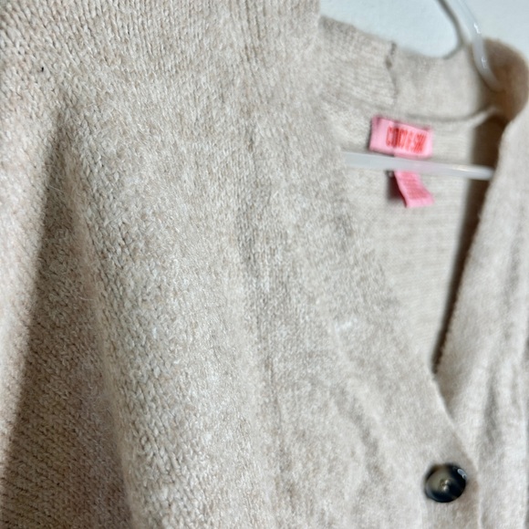 Cozy Chic Button-Up Sweater - Cream - Picture 3 of 5